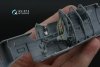 Quinta Studio QD32244 Spitfire Mk.V 3D-Printed & coloured Interior on decal paper (Kotare) 1/32